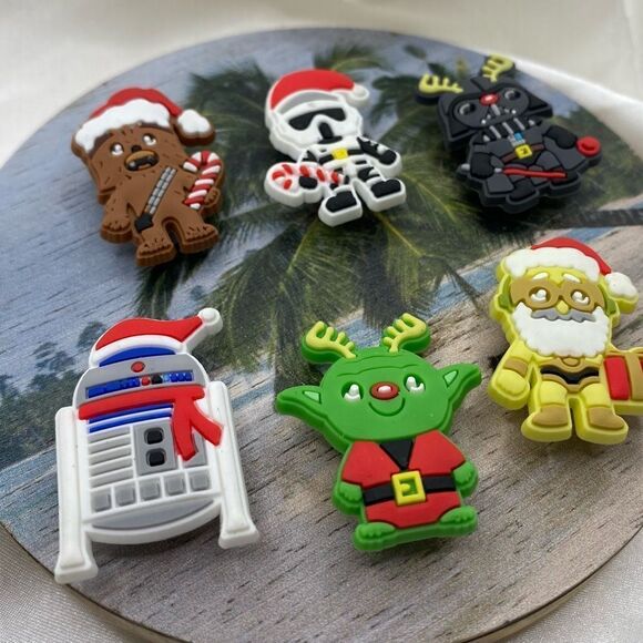 Christmas Star Wars Shoe Charms Yoda shoe charm set - Picture 4 of 4